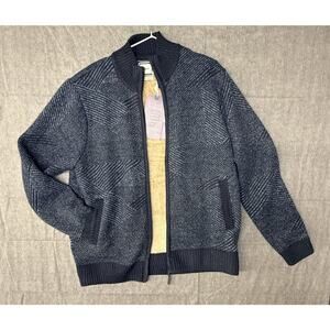 BRAVE SOUL LONDON Mens NEW Full Zip Knited Lined Sweater Jacket 2XL